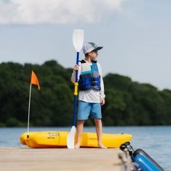 Pelican Sport Combo - 2 Solo Kids Kayaks With Paddles - Yellow 11 Pelican Sport Combo - 2 Solo Kids Kayaks With Paddles - Yellow -Pelican Sport Store Solokayak Pelican